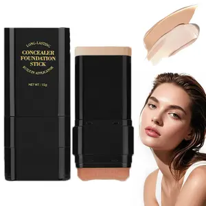 New 5-color Dual -Ended Eraser Foundation Stick MultiUseConcealer & Highlighter for AcneMarks ,NoseContourFlawless Makeup Finish -Versatile Cosmetic Tooldaily gift