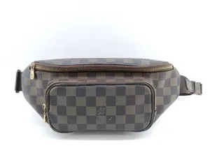 Pre-owned Louis Vuitton PVC Shoulder Bags Damier Damier Bum Bag Melvier Waist Bag