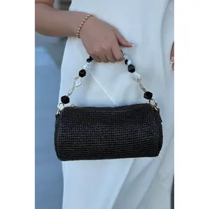 Coco Rafia Shoulder Bag