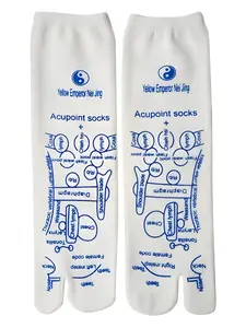 Foot Massage Socks Set with Acupressure Points Chart, Foot Reflexology Socks with Pressure Pen Included, Health Care & Wellness Products