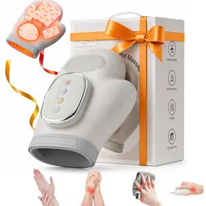 Smart Massager: A Perfect Tool Designed for Your Fingers and Palms. Features 3 Massage Modes, 4 Temperature Settings, and 5 Compression Levels. Ergonomically Designed for Full Coverage of the Palm and Fingers, Blending Seamlessly for Ultimate，pad comfort