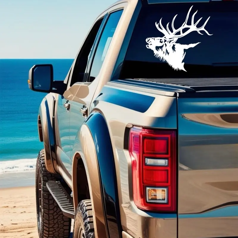 Elk Decal for Car Yeti Cup Cooler or Any Hard Surface Awesome Design Perfect for Vehicle Personalization