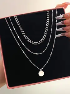 Women's Elegant Layered Necklace, Exquisite Trendy Necklace, Chic Gorgeous Jewelry As Gift for Girlfriend