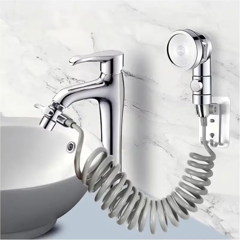 Bathroom Upgrade! 3-Speed Shower Sprayer –European and American style shower heads/ Sink/Toilet/Bathtub Use 🛀 Handheld Showerhead Shower Head Set Handheld Shower Combo Shower Head Ensemble