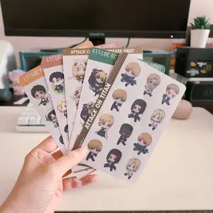 Attack on Titan sticker sheet