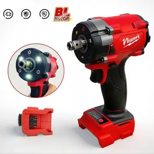 NiuWork Cordless 3-in-1 lmpact Wrench-Brushless 1/2'Driver, 4500 RPM,Works with M18 Batteries -Perfect for Auto Repair, Home DlY & Garage Use