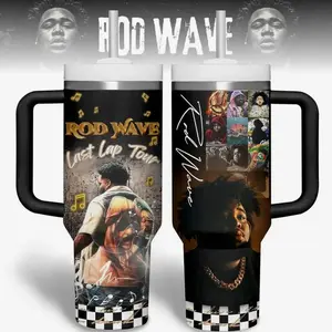 R0d Wave Music Custom Cup 40 oz Tumbler With Handle
