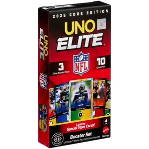 2025 UNO Elite NFL Booster Set Pack - 3 Packs - 10 Cards Per Pack