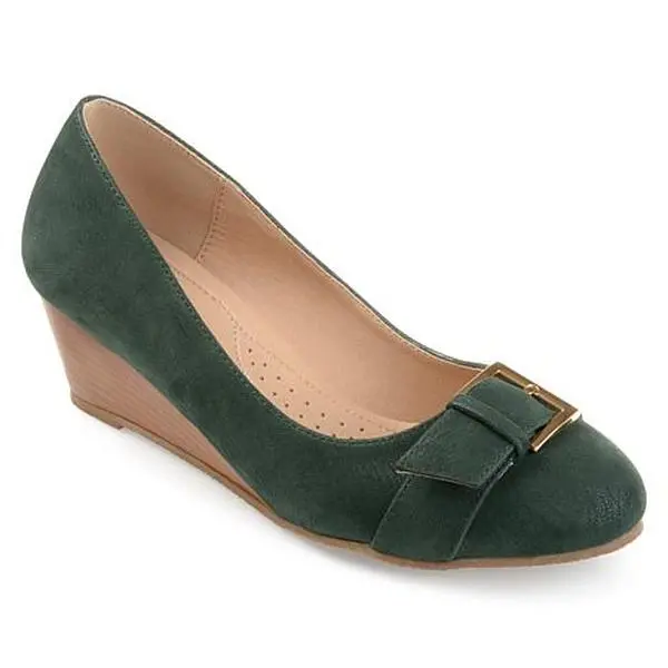 Journee Collection Womens Comfort Graysn Wedge