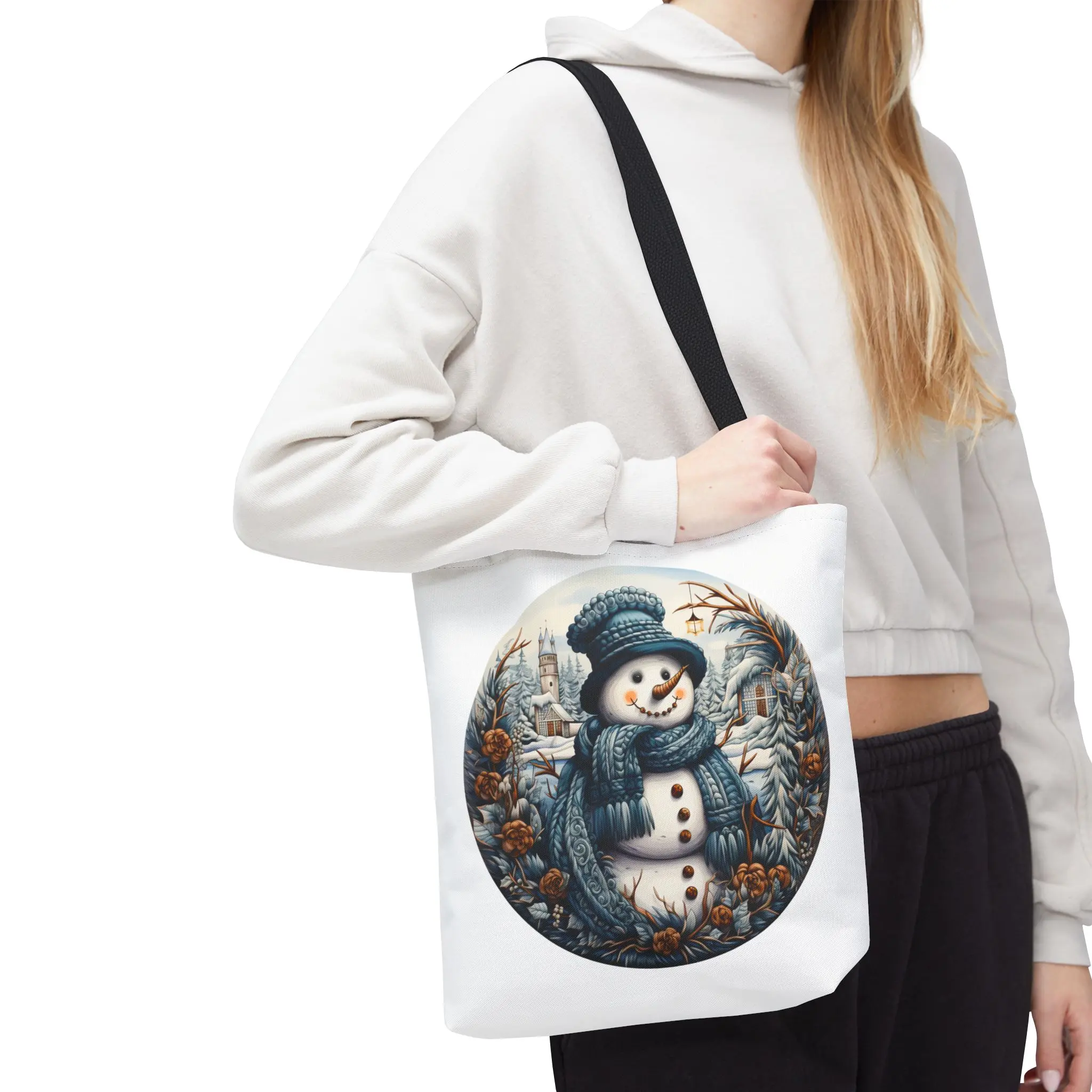 Snowman Christmas  Canvas Tote Bag