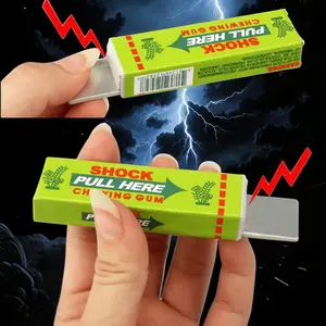 3PCS Trick toys  prank gum parody toy electric shock gum novelty toy funnytoys