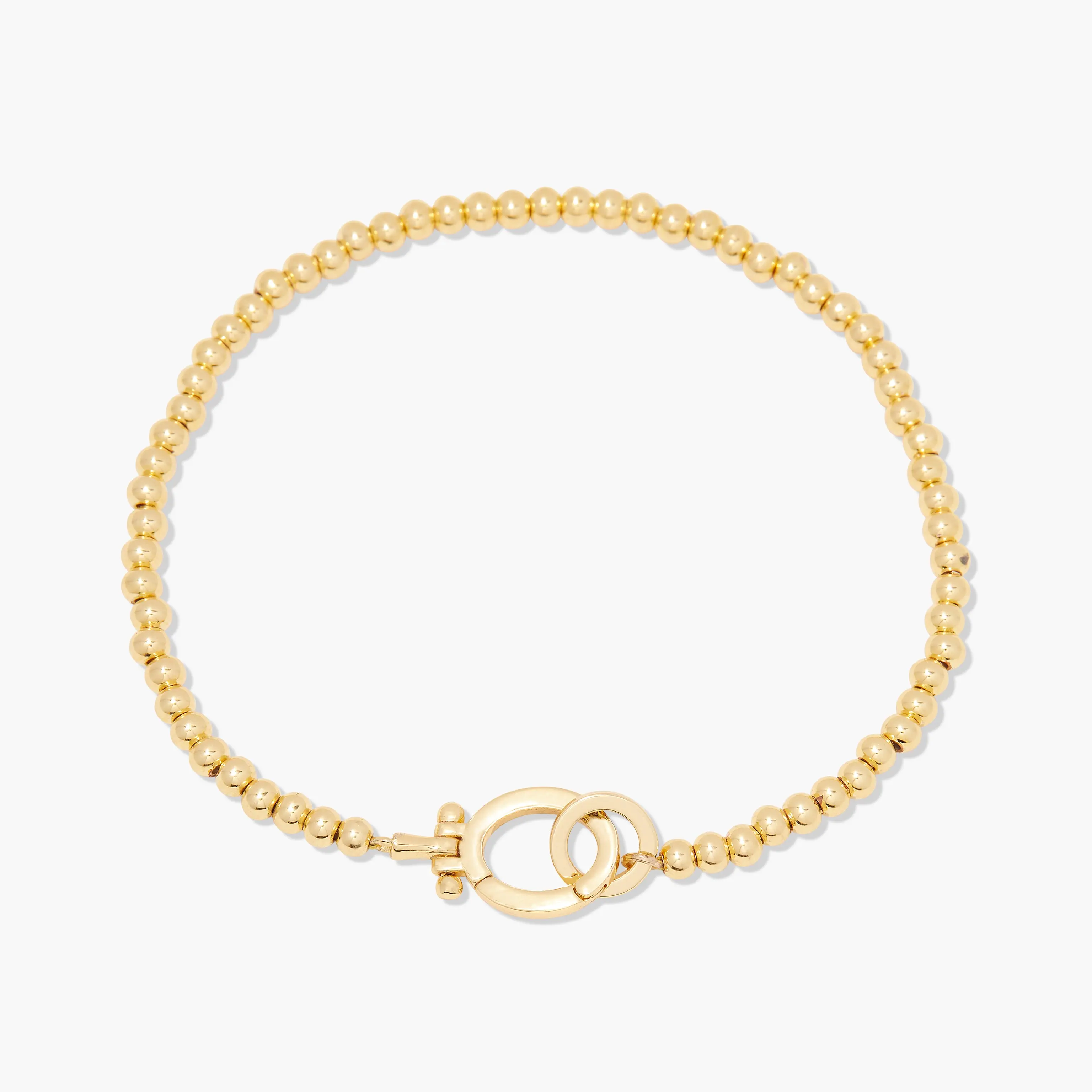 Avery Bracelet with Hinge Closure in Gold