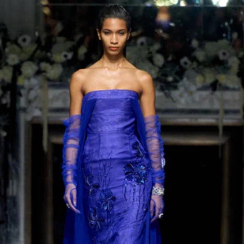 Bibhu Mohapatra Organza Strapless Gown  Formal Evening Luxury Designer Dress