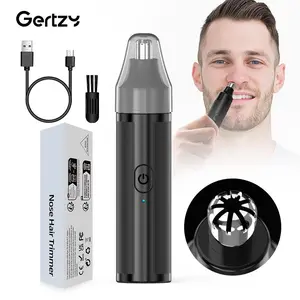 Unisex USB Rechargeable Nose Hair Trimmer, Precision Grooming Tool, Portable Travel Kit, Ideal Christmas Gift, Father's Day Present