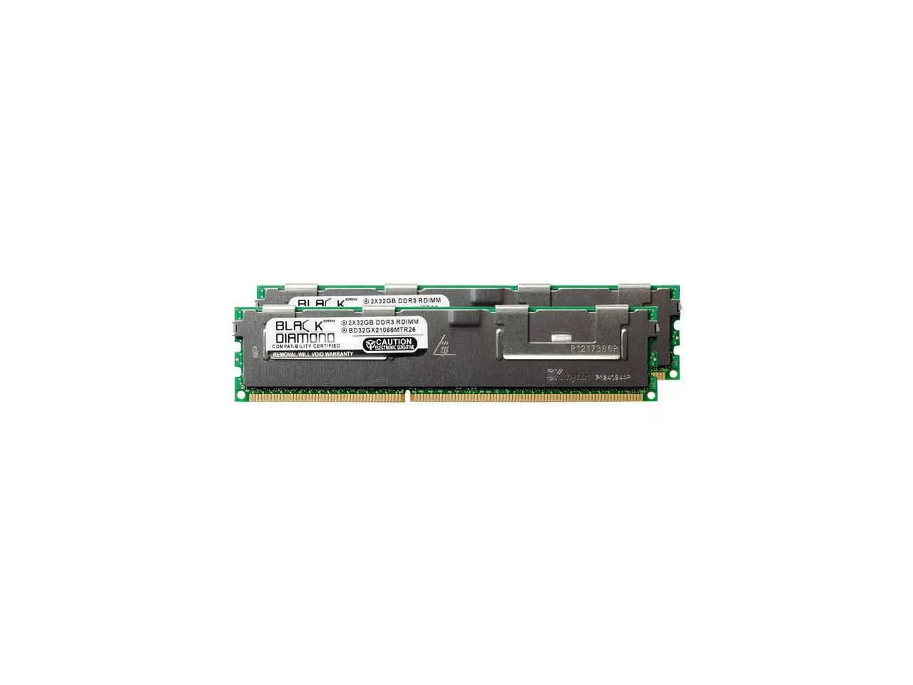 Black Diamond Memory 64GB (2 x 32GB) ECC Registered DDR3 1066 (PC3 8500) Server Memory Model BD32GX21066MTR26