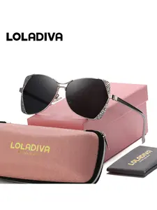 LolaDiva 1 Piece Unisex Artistic Modeling Full Frame Sunglasses Elegant And Charming Alien Frame Sunglasses UV400
