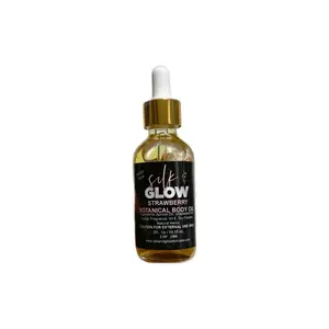 Silk & Glow Botanical Body Oil Strawberry Passion 1.0 fl oz 30 mL - Moisturizing with Strawberry and Floral Notes Alcohol Free Comfort - Silky