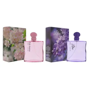Royal Fragrance Women's Pink Jasmine & Lilac Eau de Parfum Natural Spray, 95ml Fragrance for Beauty & Personal Care
