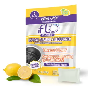 iFLO® Foaming Garbage Disposal Cleaner Pods with iFLOBiotic™ Enzymes, 6 Pack