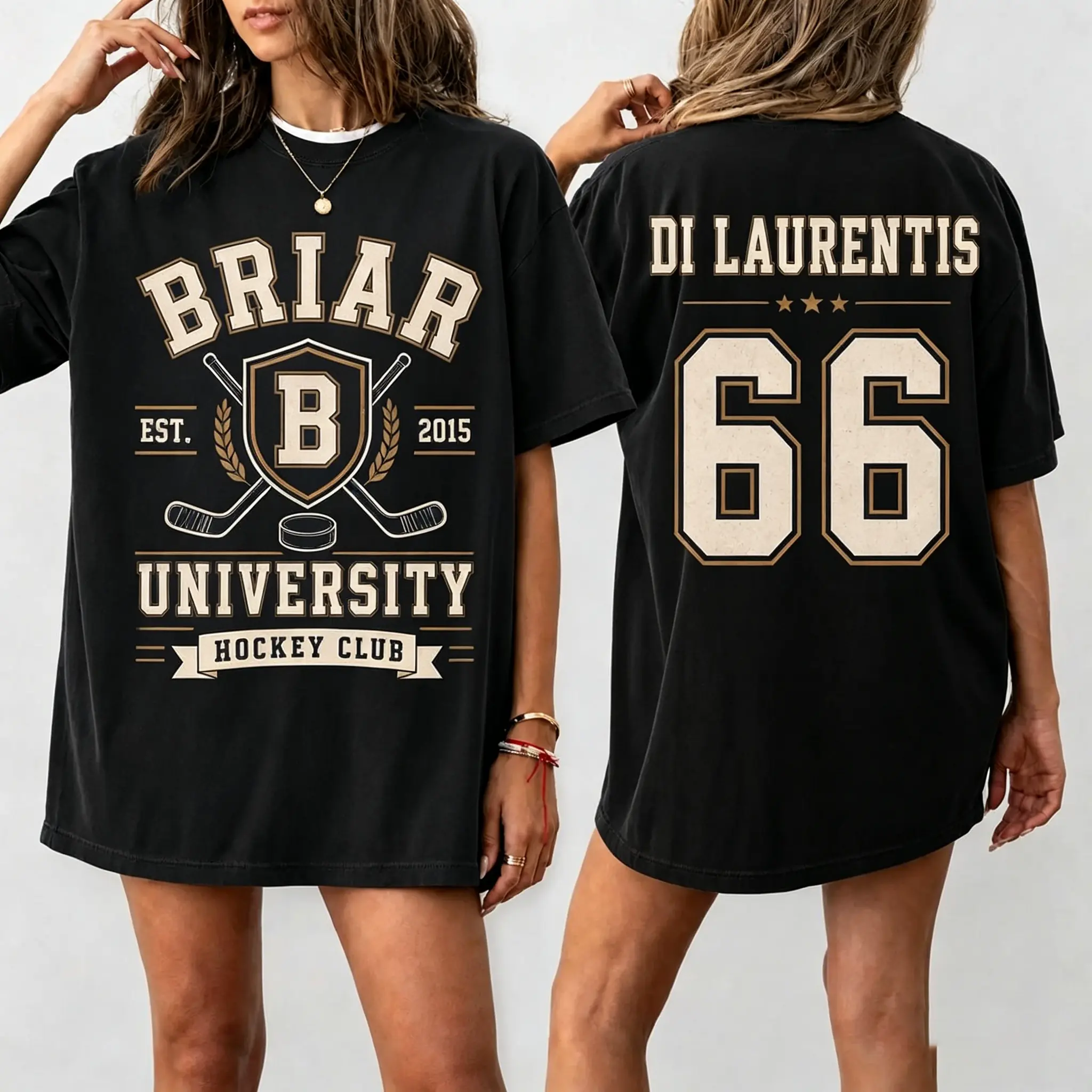 Briar University Di Laurentis 66 Shirt, Off-Campus BriarHockey Shirt, Hockey Romance Shirt, Campus Hockey