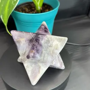 Dream Amethyst Merkaba Star