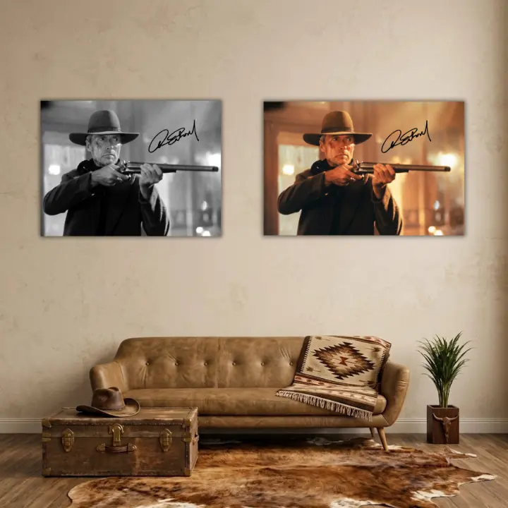 Unframed Poster - Vintage Unforgiven Movie Poster, Western Film Wall Art, Classic Cowboy Print for Home Decor, Aesthetic Print, Nature theme decor,Trendy room decor - Optional Frame, Made in USA