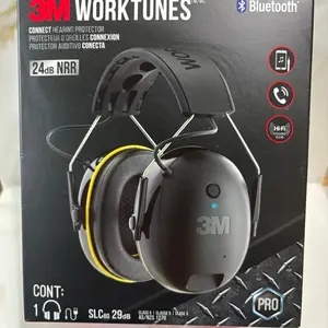 3M Work Tunes Wireless Ear Muffs for Construction, Workshops.