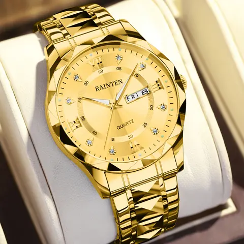 Quartz Watch - Stainless Steel Band, Water Resistant 30M, Fashion Analog Wristwatch for Men Women Perfect Gift for Christmas, Birthdays, Valentine’s Day, Father’s Day & Special Occasions-718