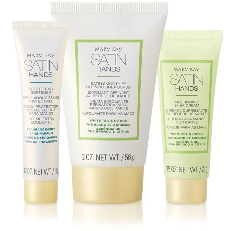 Mary Kay Satin Hands Protecting Softener - 20 oz. Net Weight, Fragrance-Free, White Tea & Citrus Extracts, Available in Multiple Colors