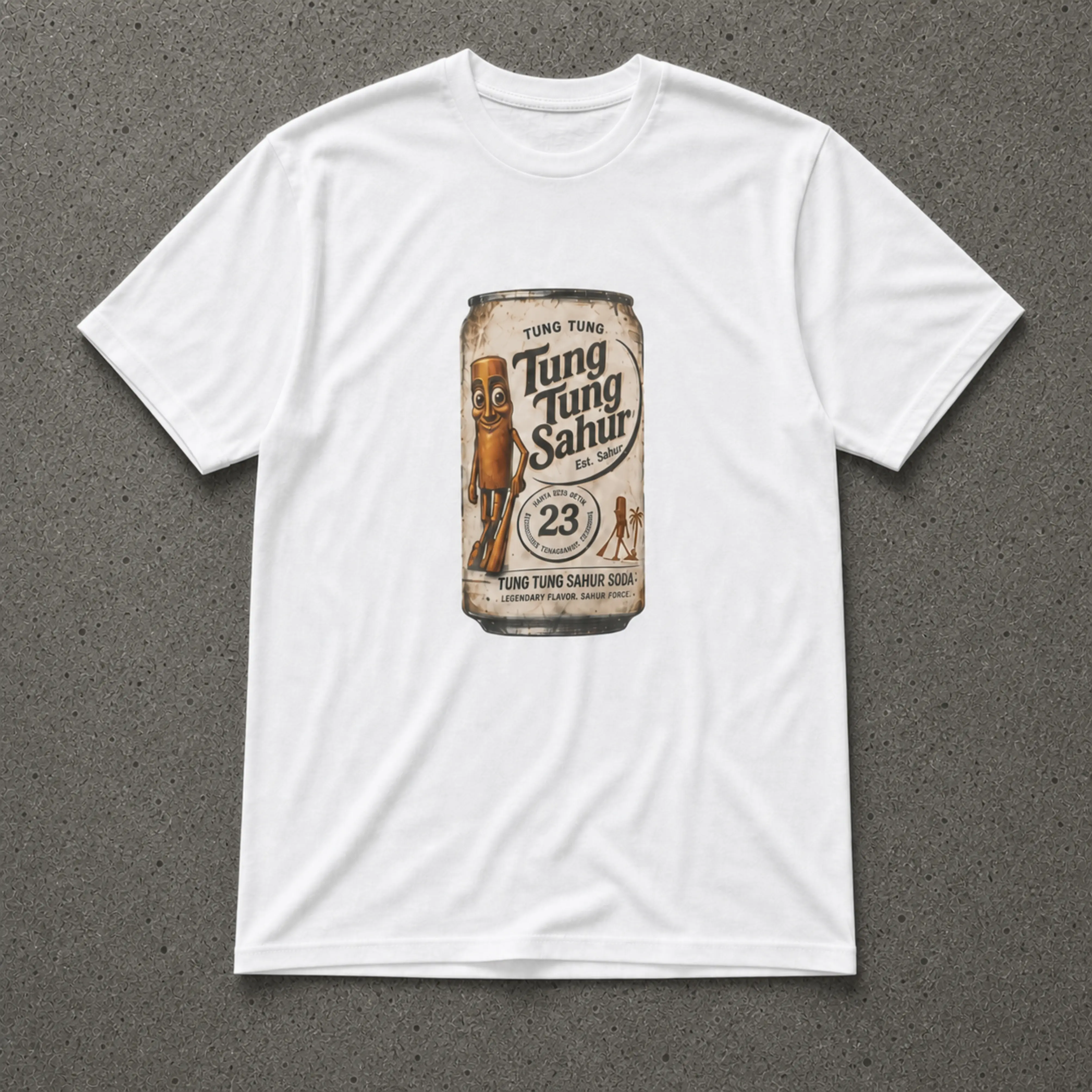"Tung Tung Tung Sahur Soda" Meme T-shirt 100% Cotton