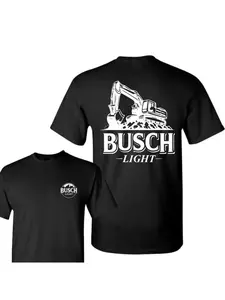 Construction Graphic Tee Heavy Equipment Men