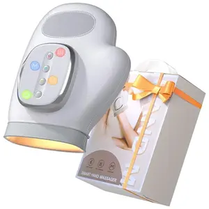 Heated Pressure Hand Massager, Ultimate Relief for Hands Wrist Fingers, Muscle Tension Relief, Pressure Point Therapy, Arthritis Carpal Tunnel Syndrome, Ideal Birthday Valentine Gift, Heat Therapy