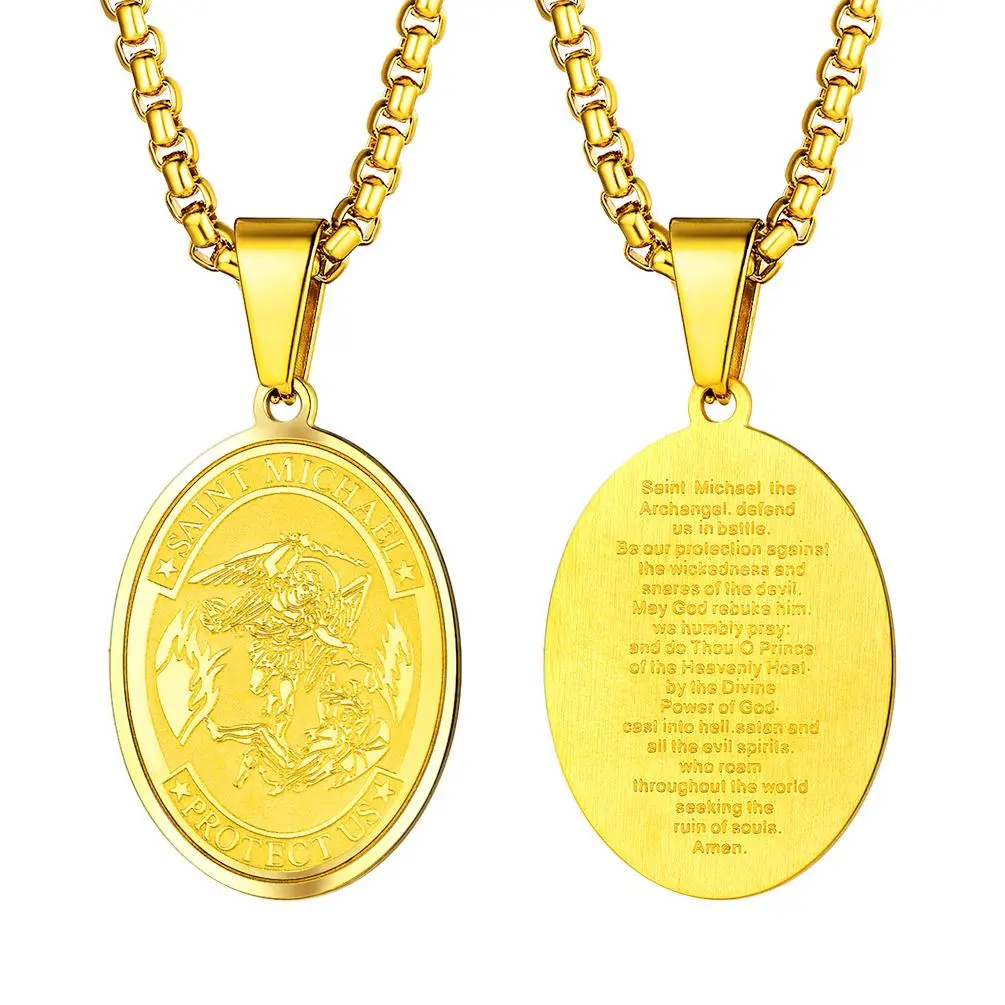 Oval Pendant Style 1-Golden