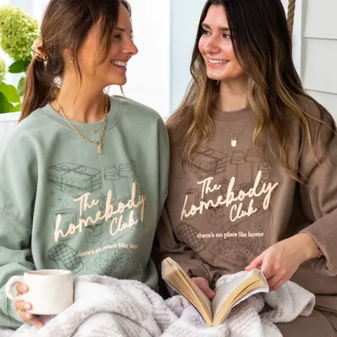 PUFF 'The Homebody Club' Crewneck Sweatshirt