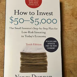How to Invest $50-$5,000 10e: The Small Investor's Step-by-Step Plan for Low-Risk Investing in Today's Economy by Nancy Dunnan [Paperback Book] Finance Tutorial