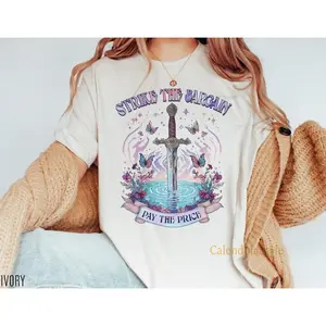 Strike The Bargain T-Shirt, Quicksilver Callie Hart Shirt, Little Osha Butterfly Shirt, Saeris Fane Kingfisher Inspired Tee