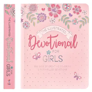 Illustrated Devotional for Girls Softcover -- Christian Art Kids - Leather