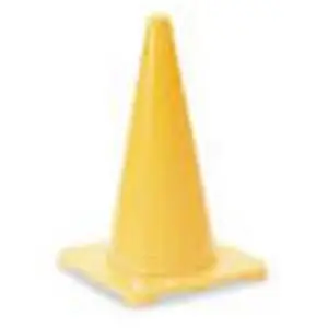 Everrich EVB-0017-3 15 in. Height Plastic Cones - Yellow