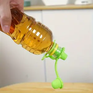 1pc Leak-Proof Silicone Water Bottle Cap Adapter Set - Safe, Spill-Proof Top Spout Replacement for Easy Sipping - Durable, Compatible with Most Bottles