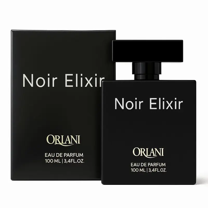 Orlani Noir Elixir 3.4 Oz Extrait De Perfume (EDP) for Men, Women Parfum Higher Concentration – Long-Lasting, Unisex Fragrance 105 ml with Bold and Sophisticated Scent Inspired by Aventus Creed