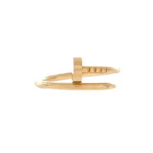Pre-owned Cartier Juste un Clou Ring 18K Yellow Gold Small by Rebag