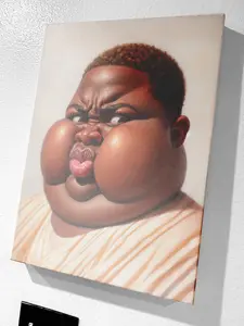 Stankface Chunkz  Black Bathroom Poster