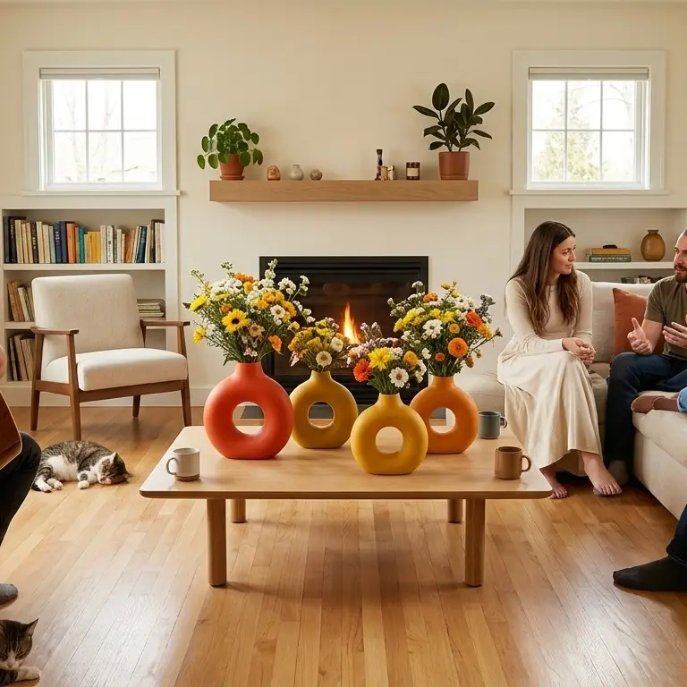 Donut  type vase