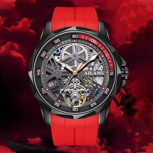 Ailang Men's Fashion Business Automatic Mechanical Watch - Luminous, Waterproof, Tourbillon, Skeleton Wristwatch for Men (Fashion Watches & Accessories)