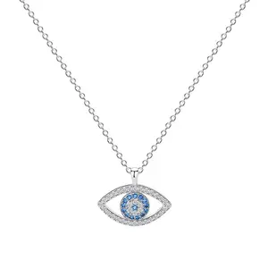 s925 Sterling Silver Mystic Evil Eye Pendant