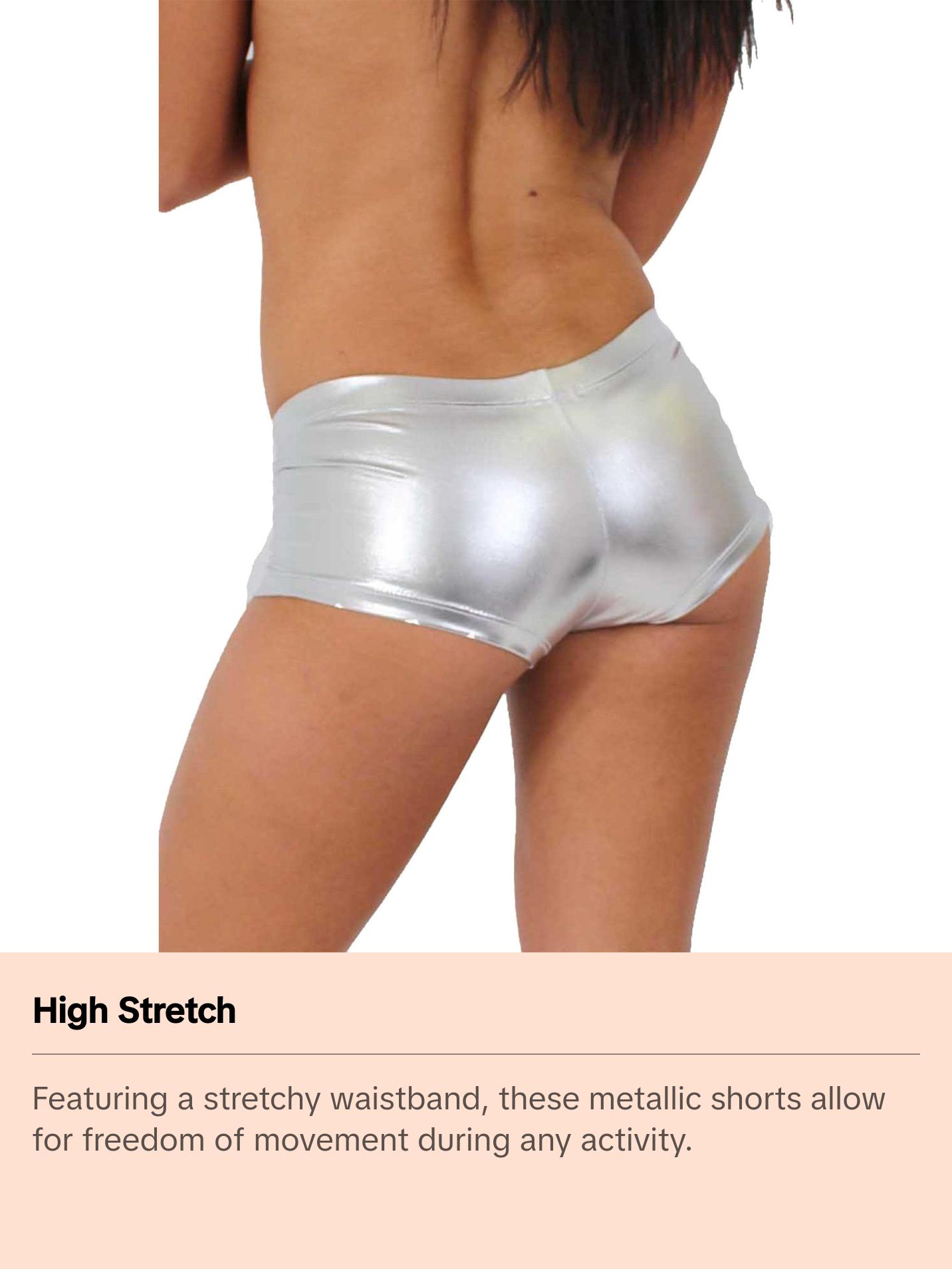 Metallic Booty Shorts*
