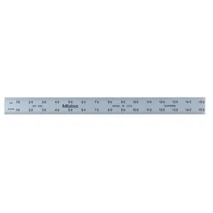 Mitutoyo  6 in. x 150 mm Flex Steel Rule