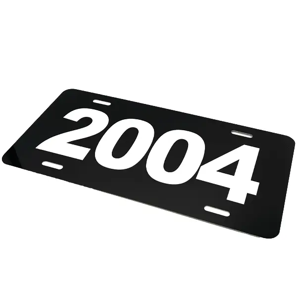 Year Plates - Placas de Año