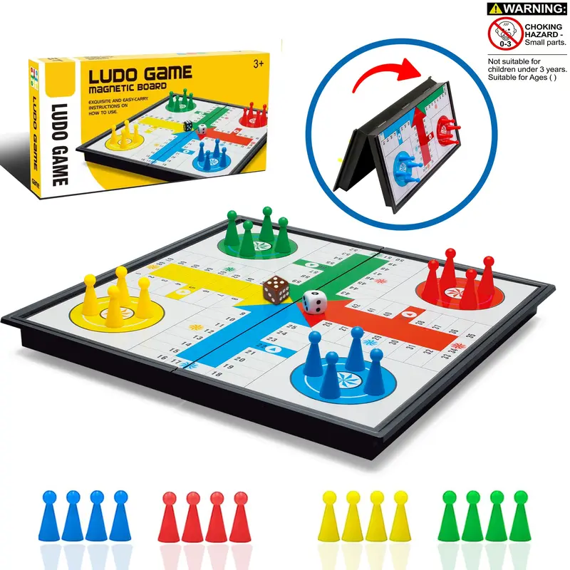 【Black Friday】Dice Board Game Set, Portable Lightweight Travel Game Set, Kid Board Games, Strategy Board Games for Children and Adults, Ideal for Family Game Interaction, Family Fun Game