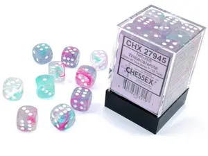 Chessex Dual Color Translucent 12mm Mini D6 Dice